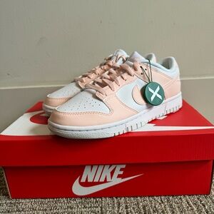 NEW Nike Dunk Low in Pale Coral